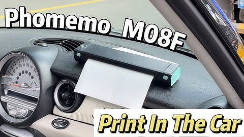 How To Use Phomemo M08F Portabel Thermal Printer? | Business Essentials | Trip&Travel Techgadget