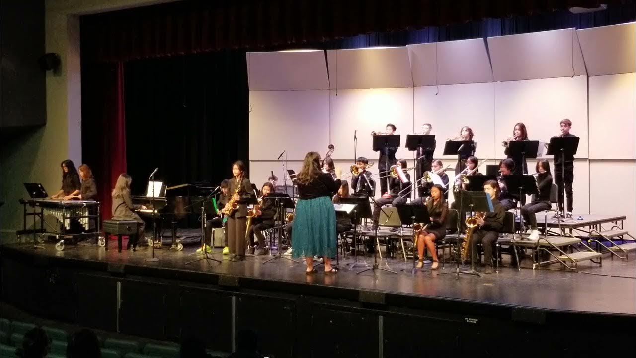Chilton Middle School Jazz Band at the Woodcreek Jazz Festival 2024