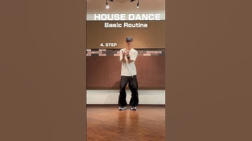 HOUSE STEP for beginner🕹️【easy to dance】#housedance