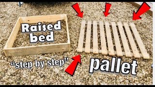 How to: Make a raised bed from a pallet