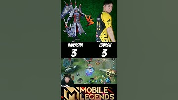 Inuyasha vs L3 Bron🔥 L3 bron defeat inuyasha🔥 #inuyasha #zilong #mlbb #shorts