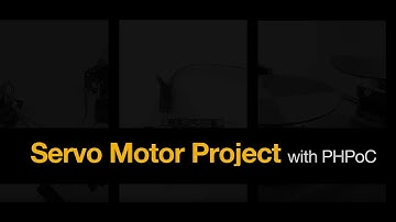 Servo Motor Series with PHPoC