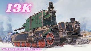 FV4005 Stage II 13K Damage , FV4005 ,FV4005 compilation 120 minutes World of Tanks Replays 4K