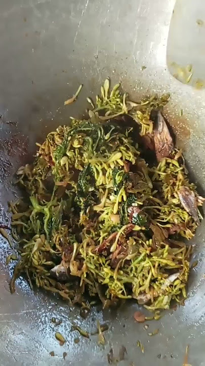 INI PAHIT OHHHH TIDAK INI SANGAT NIKMAT #hiburan #food #likeandsubscribe #SAYURBUNGAPEPAYA