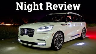 2020 Lincoln Aviator Black Label Luxury Night Review \& Drive