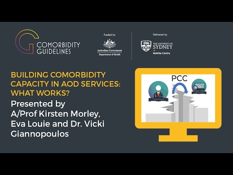 Building comorbidity capacity in AOD services: what works?