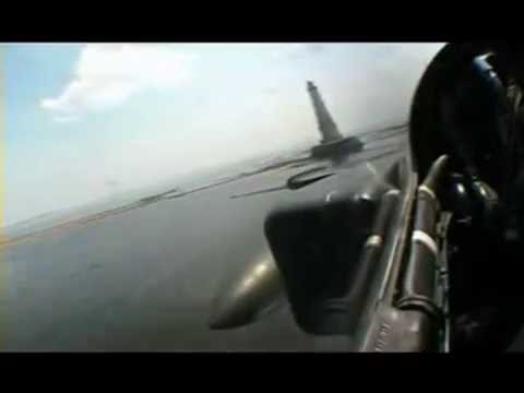 crazy french pilots flying close to the sea