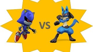 SSBB Mod Fight - Metal Sonic Vs Lucario
