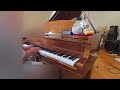 1054 初めてピアノで弾く  松本伊代さん の『愛の旅人』(耳コピ&即興アレンジ編♪)