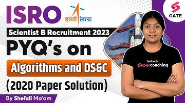 ISRO Scientist Previous Year Question Paper CSE | ISRO Scientist Recruitment 2023 | By Shefali Ma