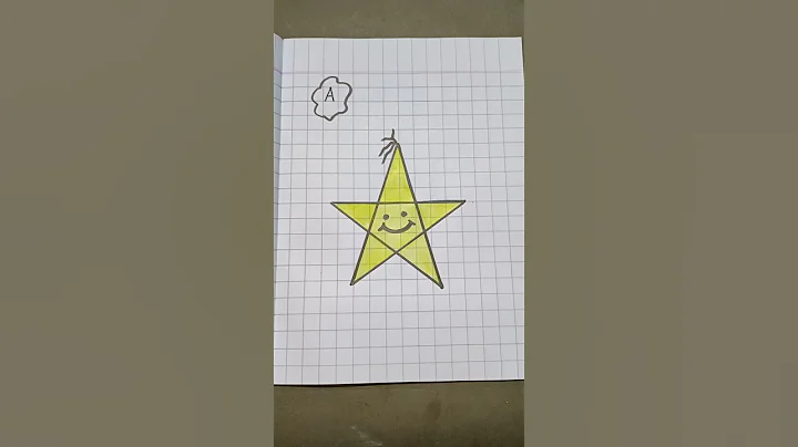 Amazing Star Drawing Trick with Letter A | Easy Art Idea for Beginners 🌟#art #short #TinyArtTales