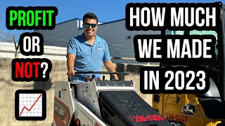 We Made How Much This Year? Equipment Rental Business #equipmentrental #skidsteer #deere #excavator