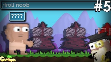 TROLLING PLAYERS WITH DEV POWERS!!!!! #5 (TRY NOT TO LAUGH)| GrowTopia