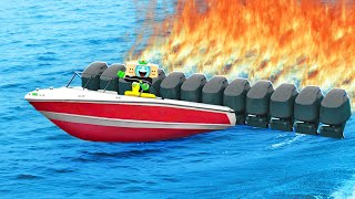 I Built The Worlds FASTEST BOAT! Roblox