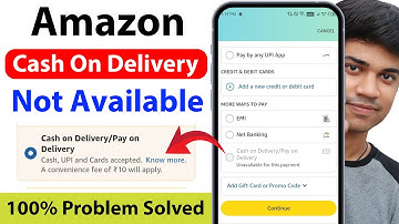 Amazon cash on delivery not available | Amazon cash on delivery kaise kare | Amazon pay on delivery