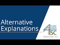 Understanding Alternative Explanations
