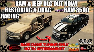 Ram & Jeep DLC OUT NOW! Restoring the Ram 3500 then drag racing - Car Mechanic Simulator 2021 #dlc