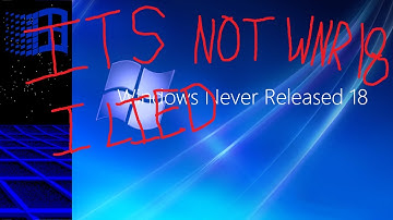 Windows Never Released 18 (April Fools)