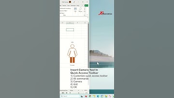What does the camera do in Excel? #tips #excel #shorts #shortvideo #shortsvideo #how