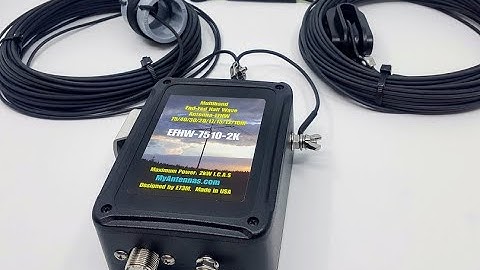 EFHW- End Fed Half Wave antenna EFHW-7510-2K 75-10M band for HAM radio