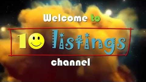 Welcome to "10LISTINGS" ! We are your ultimate entertainment source.