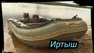 4 месяца в тайге р. ИРТЫШ Спускаем судно на воду)) Сезон 2022 серия 10.