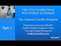 The Gottman Conflict Blueprint Part 1