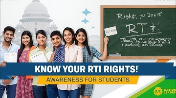 Right to Information (RTI) Act 2005 | Awareness for Students | National RTI Day – 28 September