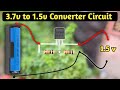 3.7V to 1.5V Converter Circuit | Simple Voltage Converter Using BC547 Transistor