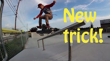 I learned kickflip frontside boardslides! | Garrett Ginner