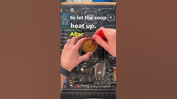 Can Your CPU Cook Soup? #shorts #pc #pcgaming #pcbuilding