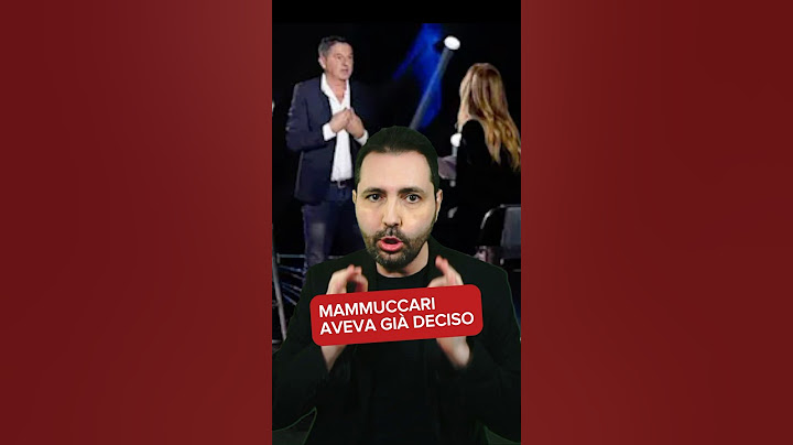 Mammuccari aveva già deciso di abbandonare Belve?