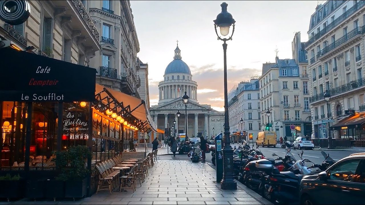 Paris City Attractions Street Scenery Impressions