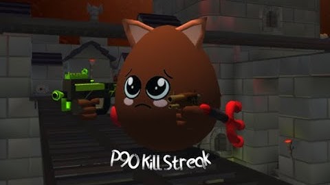 Getting Double 10+ Kill Streaks in Shell Shockers with the P90 (Whipper)    #shellshockers