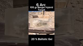 6 Arc 105 Gr Berger Hybrid Target 100 Yard Ballistic Test