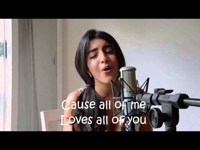 All Of Me Covered by Luciana Zogbi Lyric Video class=