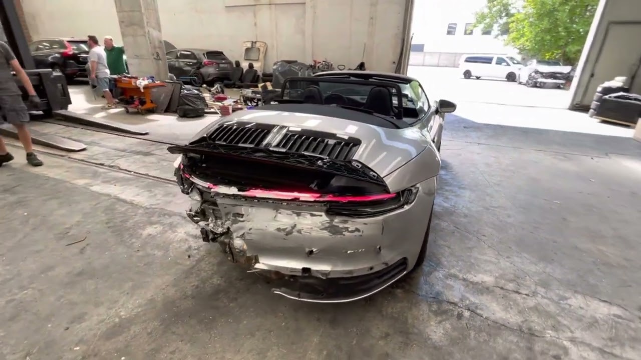 gdmauto_damagedcars 2021 Porsche 992 Carrera S Cabriolet PDK YouTube