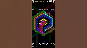 How To Solve Flow Free Hexes Sunflower Pack Level 114 13x13 Board Walk Through Solution Walkthrough