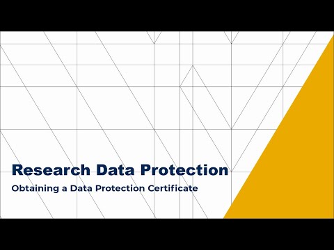 WVU Research Data Protection Certificate