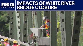 White River Bridge closure impacts local businesses | FOX 13 Seattle