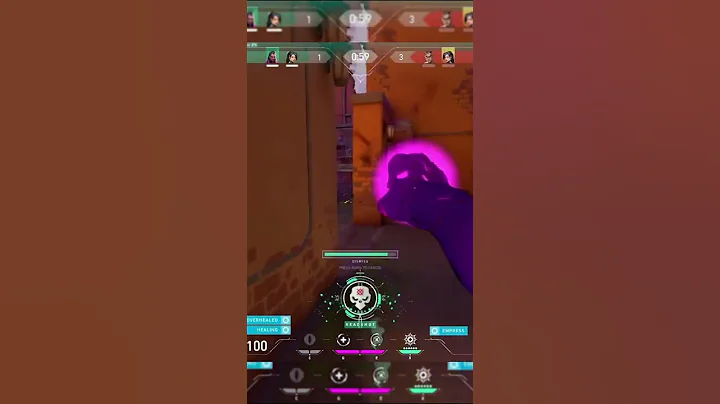 Reyna ace with 6 kills #shorts #valorant #ace #reyna #ugaming #short