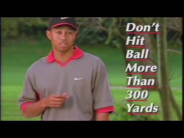 Woods Golf's Not Hard Nike Commercial (1997, Fairways) - YouTube