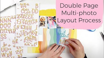 Double Page Multi photo Layout Process
