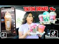 TRYING VIRAL TikTok STARBUCKS DRINKS! **secret menu**