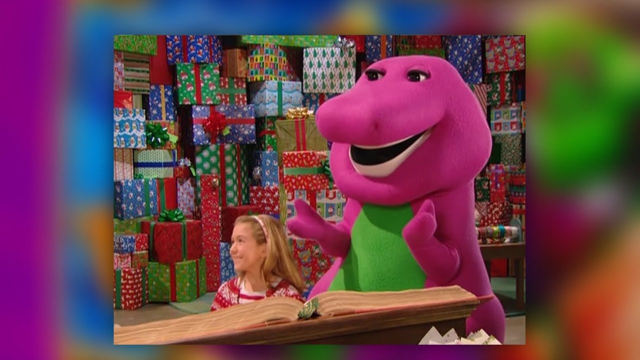 barney visit santa