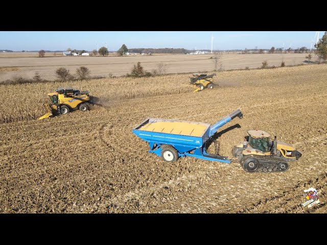Our FINAL Day of Harvest with New Holland + Fendt!!