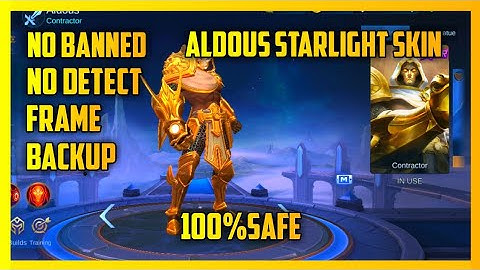 New Script Skin Aldous Starlight + Full Effect + NoBanned | Mobile Legends