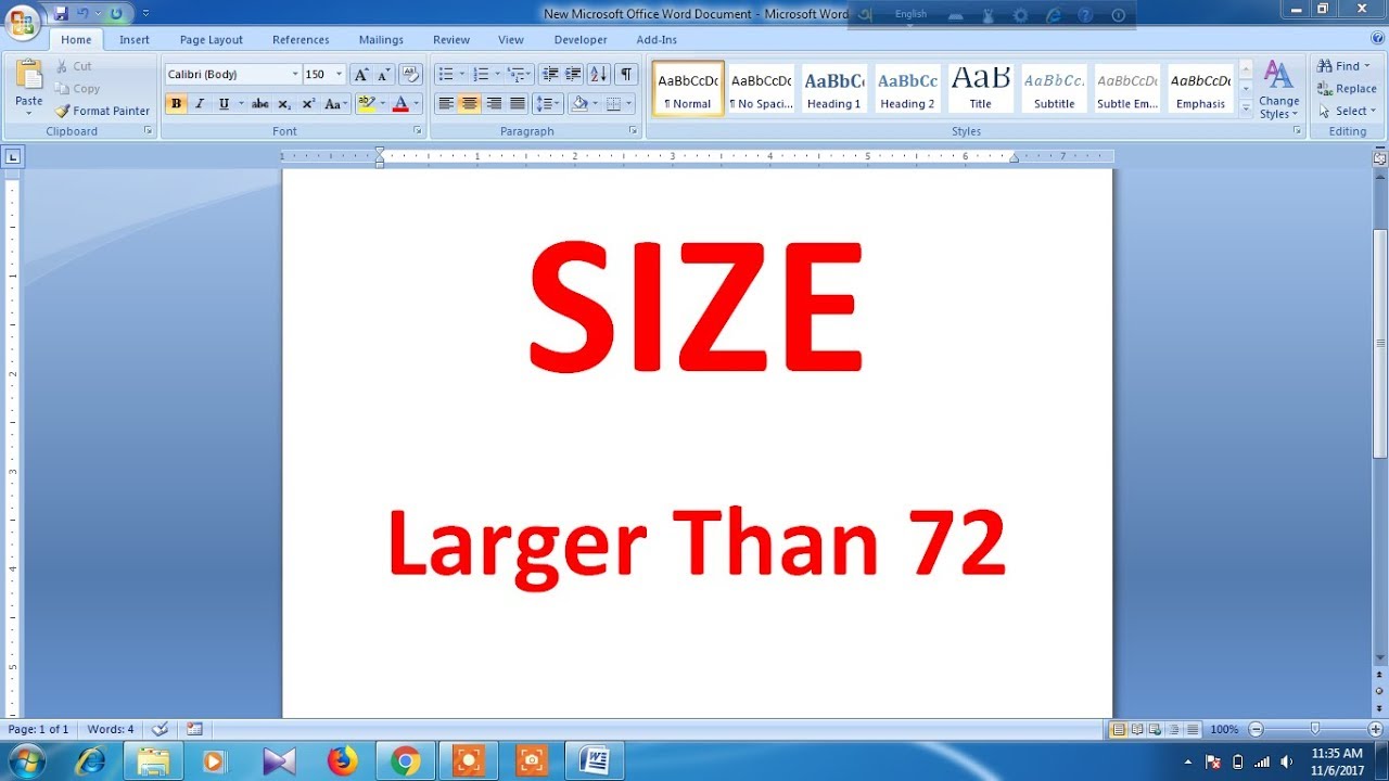 how-to-make-font-size-larger-than-72-in-ms-word-youtube