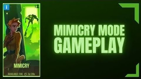 📽️ [Bullet Echo] Mimicry Mode🔥 Cinema 👈