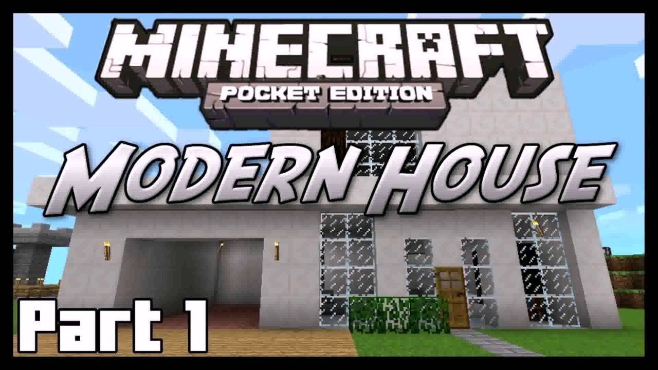 How To Design A House In Minecraft Pe YouTube